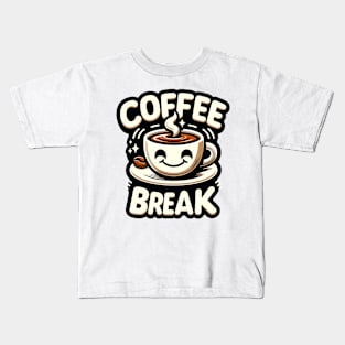 Coffee Break Kids T-Shirt